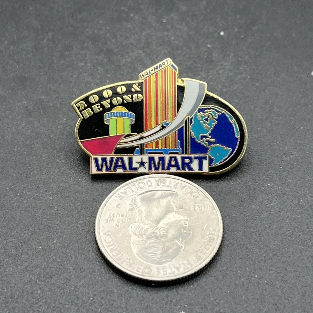 Walmart‎ The Year 2000 And Beyond Lapel Hat Pin